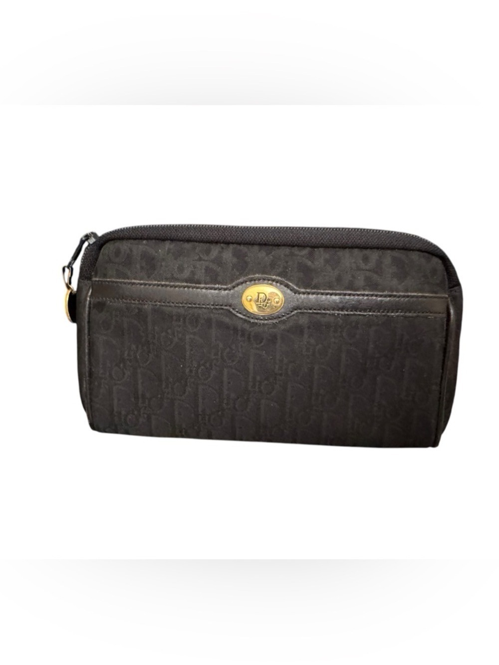 Christian Dior Trotter Canvas Pouch in box